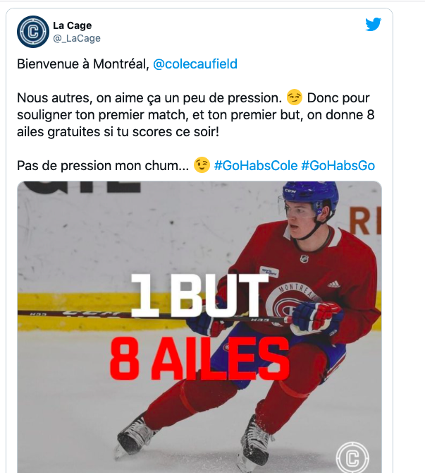 Est-ce que tu as attrapé la COLE CAUFIELD 22?