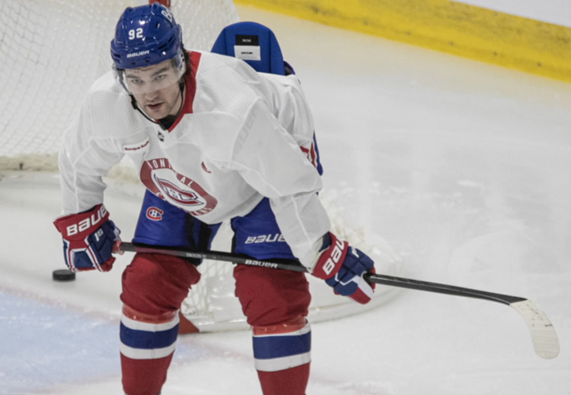 Faudrait dire à Drouin, que ce n'est pas Jack Eichel qui arrive...