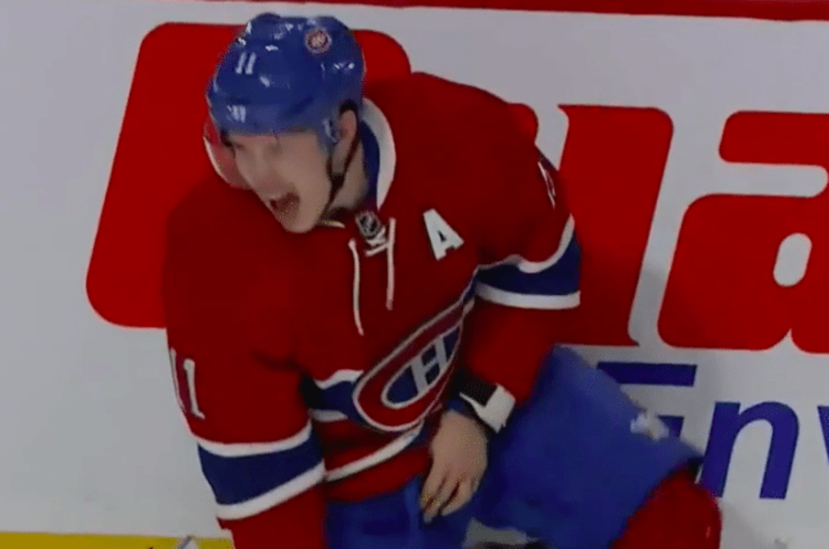 FRACTURE du POUCE pour Brendan Gallagher!!!!!