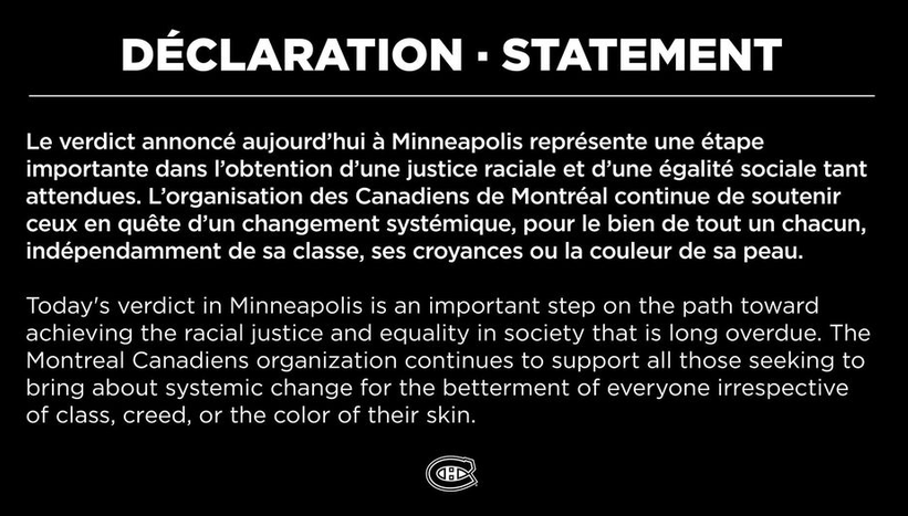 Geoff Molson DOUBLE-FACE? Le RACISME n'a qu'un VISAGE...