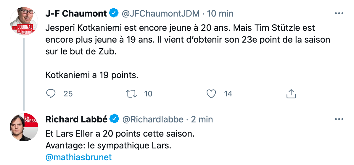 HAHA...Mattias Brunet de plus en plus visé...