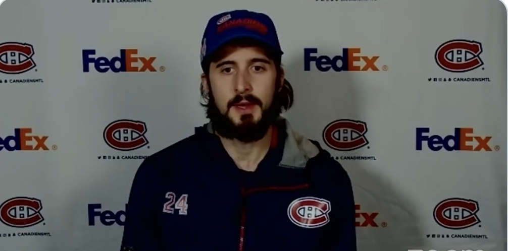 HAHA...Phil Danault qui fait son arrogant...