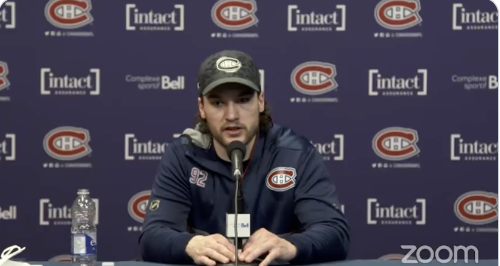 Jonathan Drouin a osé utiliser l'excuse...