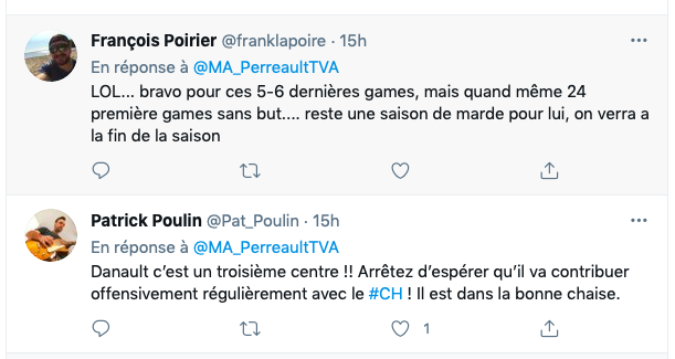 Le FEFAN de Phil Danault à TVA Sports...HAHA!!!!