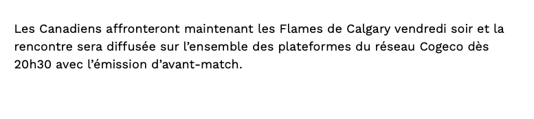 Le souhait de José Théodore est en train de se réaliser....