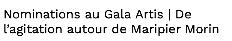 L'échec de TVA, la chute de Quebecor, la nomination de Maripier Morin...