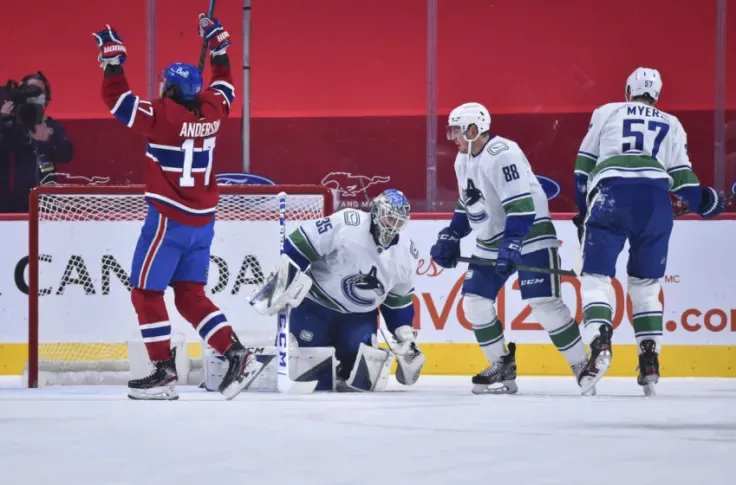 Les Canucks sont en CR... contre le Canadien de Montréal...