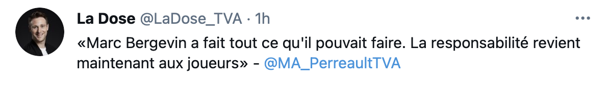 Les journalistes FEFANS qui protègent encore Marc Bergevin...