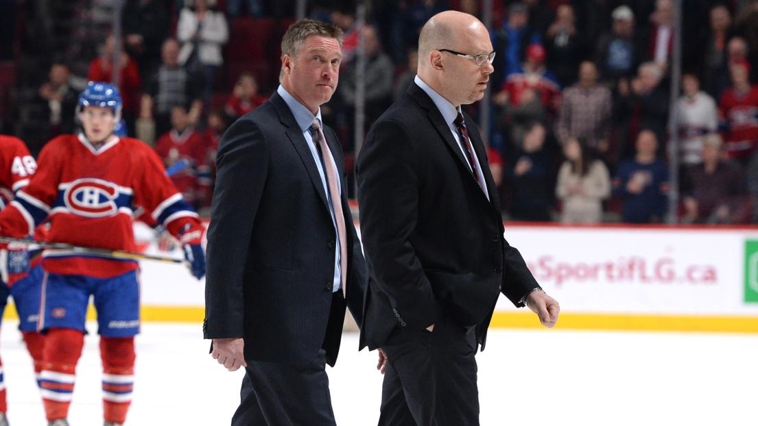 L'ombre de Patrick Roy et d'André Tourigny... Plane au-dessus de Montréal...