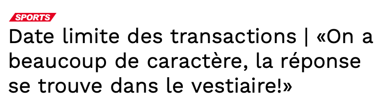 Marc Bergevin RÉPLIQUE à Louis Morisette...