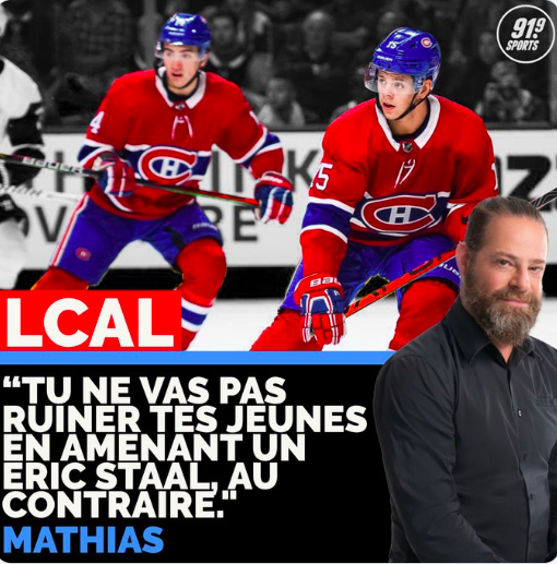 Mathias Brunet est devenu le RELATIONNISTE de Marc Bergevin!!!!