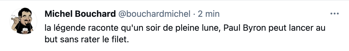 Paul Byron est tellement POURRI...