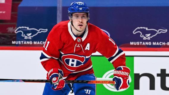 Rainville descend Brendan Gallagher...