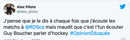 RDS vs TVA Sports, OPINION ÉDUQUÉES vs OPINIONS COLONISÉES..