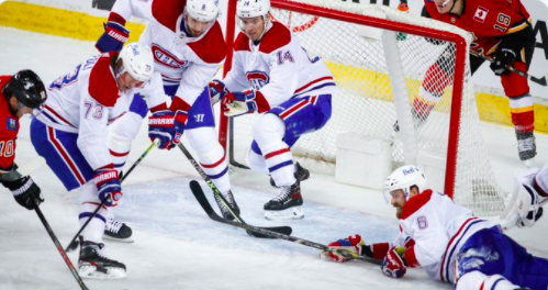 Richard Labbé fait la leçon à Mathias Brunet...