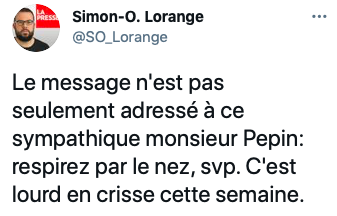 Un journaliste de la Presse rit de l'apparence physique de Jeff Petry....