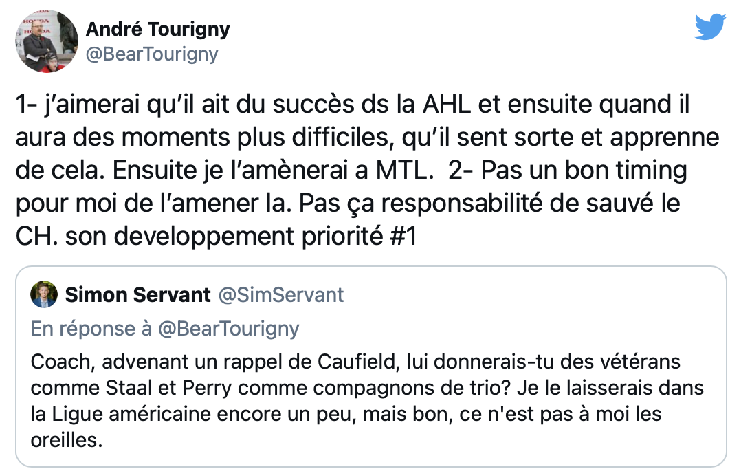 WOW...Un autre qui ne veut rien savoir de Caufield...