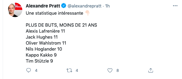 Alexis Lafrenière met KK dans sa petite poche arrière...