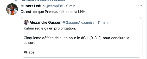 Cayden Primeau est-il un gardien dans la LNH?