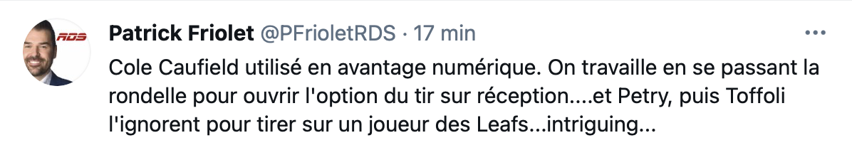 Des joueurs du CH jaloux de Cole Caufield ?