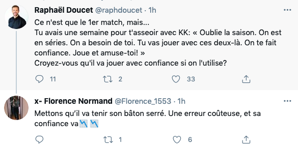 Dominique Ducharme avait une semaine pour s'asseoir avec KK...