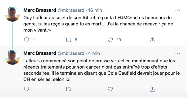 Guy Lafleur VISE Dominique Ducharme....