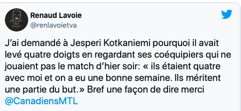 Jesperi Kotkaniemi TRAITÉ de STUPIDE...