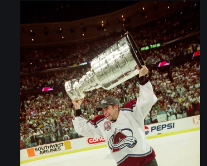 La Coupe Stanley de l'Avalanche PLANE au-dessus de New York...