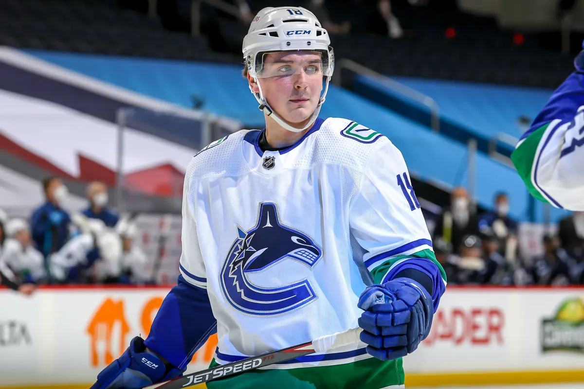 La fin de la carrière, de Jake Virtanen ?