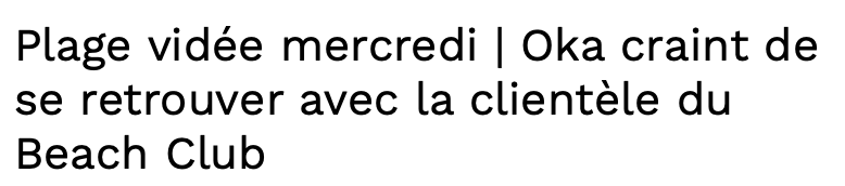 Les DOUCHEBAGS du BEACH CLUB débarquent!!! HAHA!!