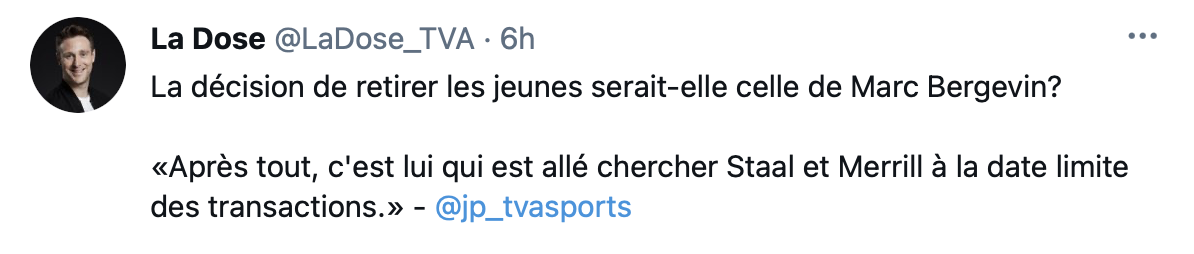 Même le FEFAN de TVA Sports sait que DUMB DUMB ment...