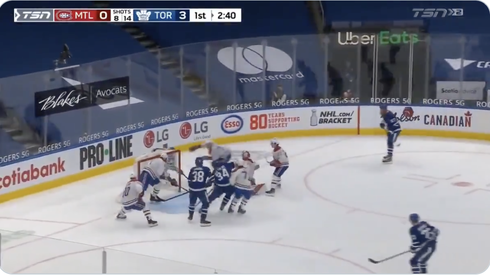 OUCH...Marner humilie Cayden Primeau !!!