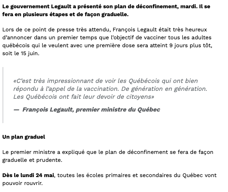 PARTY au Québec!!!!!!! François Legault et Marc Bergevin vont être CRAMPÉS...