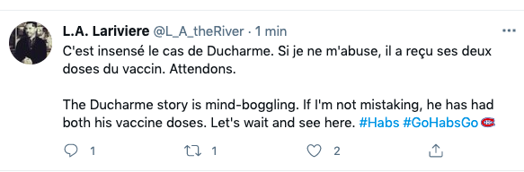 DOUBLE DOSE du VACCIN...Et tu attrapes la COVID quand même...