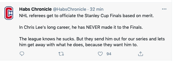 Envoyer Chris Lee contre le Canadien de Montréal faisait partie du plan de Gary Bettman...