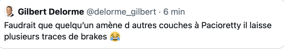 HAHAHAHA...La meilleure de la soirée !!