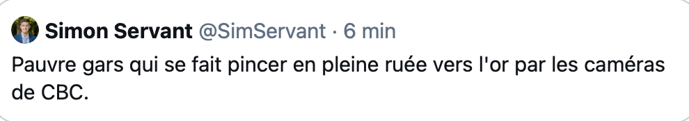 HAHA...Le gars va devenir une vedette de LA HONTE...