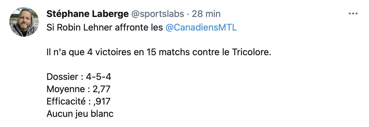 Il faut vraiment que le coach de Vegas méprise Marc-André Fleury...