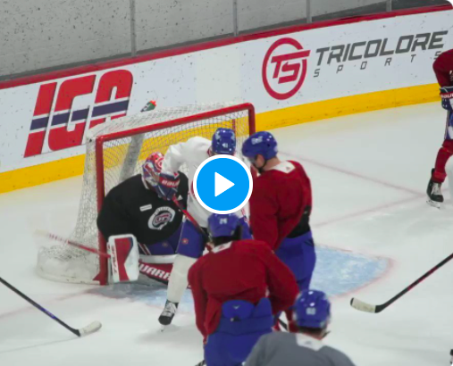 Impossible de marquer contre Carey Price en pratique...