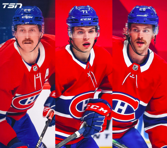 Jeff Petry, Jake Evans et Jon Merrill dans l'avion: le STRESS de McGuire...