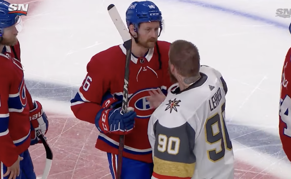 Jeff Petry joue vraiment avec une seule main...