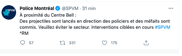 La POLICE AVERTIT....