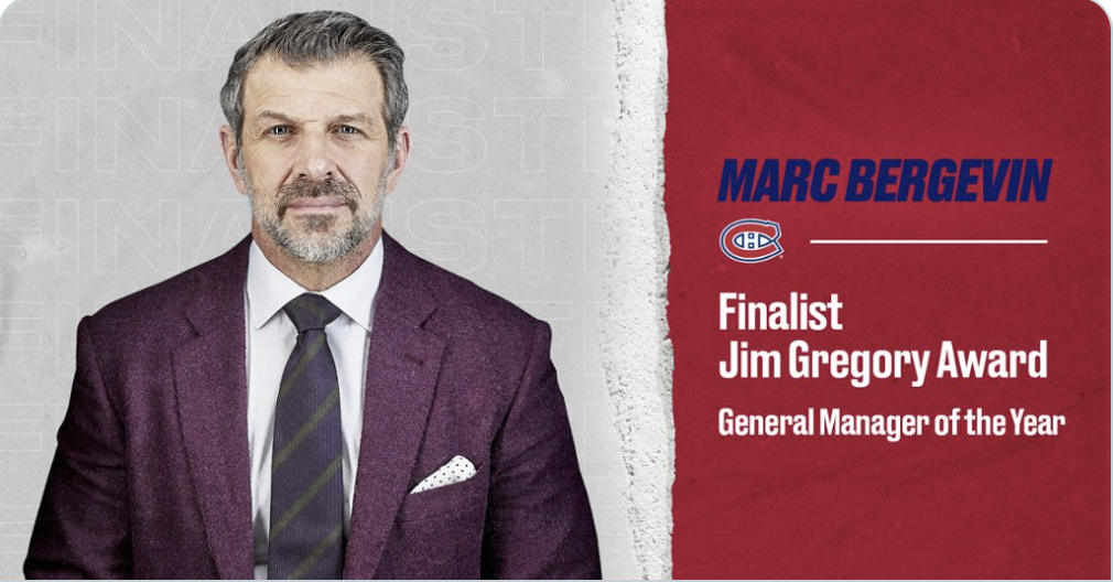 Marc Bergevin en liste pour DG de l'année !!!