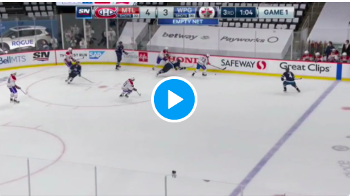 On peut très bien voir que Mark Scheifele...