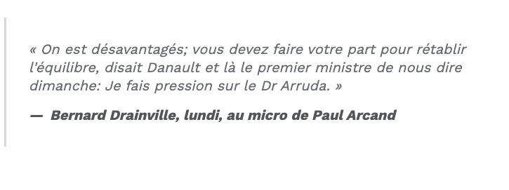 Phil Danault fait la JOB de Geoff Molson...