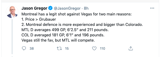 Selon un journaliste de Vegas....