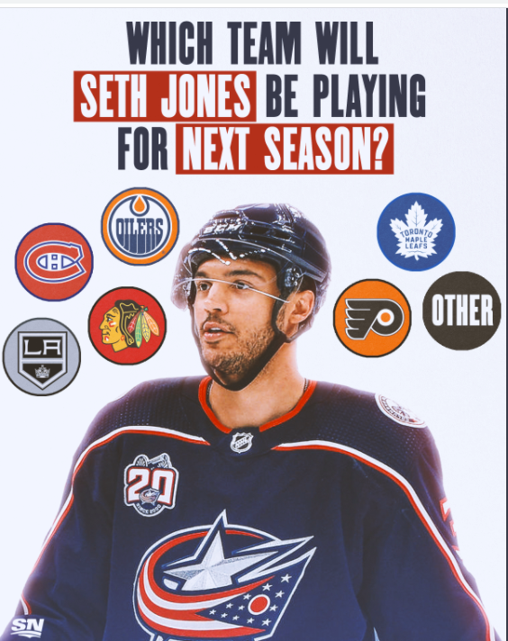 Seth Jones: le CH fait partie des 6...