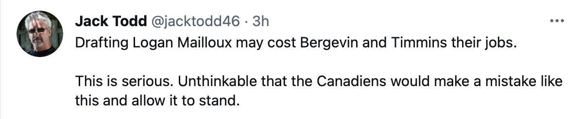 Bergevin et Timmins congédiés ???