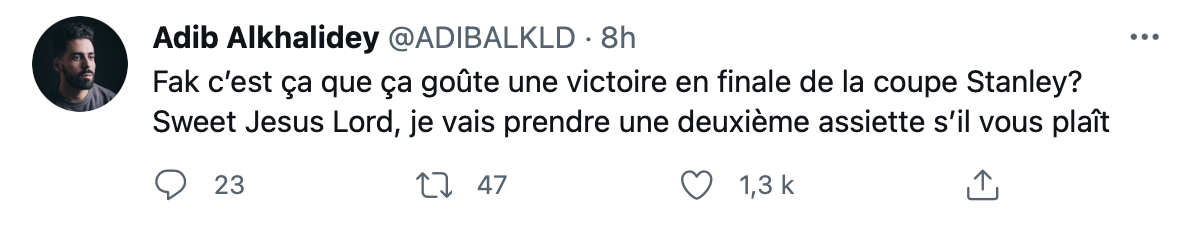 HAHA...Le CALL de la soirée revient à Adib Alkhalidey !!!