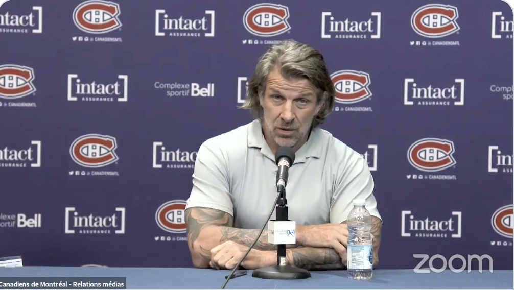 OUCH...Bergevin qui dit aux journalistes, de se calmer avec Phil Danault...